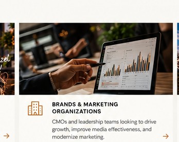 Marketing analytics dashboard